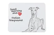 Podkładki pod mysz - Charcik włoski podkładka pod mysz z psem Art-Dog - miniaturka - grafika 1