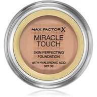 Pudry do twarzy - Max Factor Miracle Touch Foundation podkład z kwasem hialuronowym dla gładkiej i równomiernej skóry, 1 opakowanie (1 x 12 g) - miniaturka - grafika 1