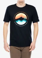 Koszulki i topy damskie - Koszulka bawełniana Columbia Path Lake Graphic Tee II - black/circular linescape - miniaturka - grafika 1