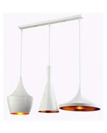 Lampy sufitowe - Lumina Deco Lampa potrójna FOGGI W3 LDP 7712-3 Biały - - miniaturka - grafika 1