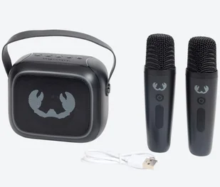 Głośnik przenośny Fresh 'n Rebel Czarny 5W KARAOKE SET - Głośniki przenośne - miniaturka - grafika 1