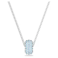 Naszyjniki - Naszyjnik Swarovski - Stone, Blue, Silver 5642886 - miniaturka - grafika 1