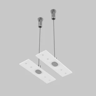 EXILITY zestaw biały do zwieszania szyny magnetycznej natynkowej 26mm - Lampy pozostałe - miniaturka - grafika 1