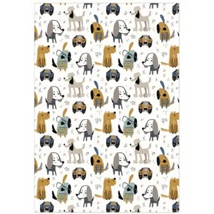 Ścierka kuchenna Doggos 45 x 65 cm bawełniana szara - Ściereczki, gąbki, czyściki - miniaturka - grafika 1