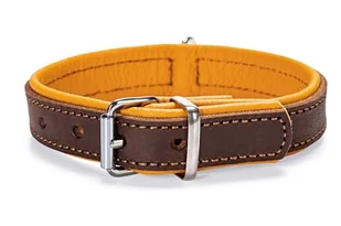Karlie Flamingo 01837 Rondo Halsband Braun, 22 Mm 37 Cm Unterlegt, Genäht - Smycze dla psów - miniaturka - grafika 1