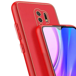 Dux Ducis Yolo eleganckie etui pokrowiec ze skóry ekologicznej Xiaomi Redmi 9 Czerwony - Etui i futerały do telefonów - miniaturka - grafika 7
