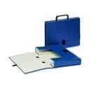 Teczki i skoroszyty - TECZKA Z RĄCZKĄ ET 40 mm NIEBIESKA - miniaturka - grafika 1