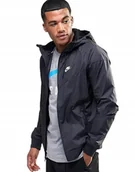 Kurtki męskie - KURTKA MĘSKA NIKE PRZECIWDESZCZOWA Z KAPTUREM SPORTOWA WIATRÓWKA r.M - miniaturka - grafika 1