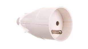 LEDart przenośne 1-krotne z uziemieniem GN-171 białe Plast-Rol - Gniazdka elektryczne - miniaturka - grafika 1