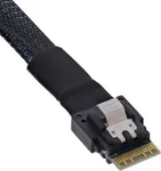 Kable komputerowe i do monitorów - SuperMicro Supermicro Kabel CBL-SAST-1234A-100 SlimSAS x4 STR auf 4x SATA 56cm - miniaturka - grafika 1