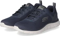 Trampki męskie - Skechers męskie trampki TRACK BROADER Niebieski, kolor:niebieski, rozmiar EU:41½ - miniaturka - grafika 1