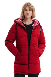 Kurtka damska Desigual Kalmar zimowa ocieplana czerwona-XS - DESIGUAL - Kurtki damskie Kurtka damska Desigual Kalmar zimowa ocieplana czerwona-XS - DESIGUAL - Kurtki damskie - miniaturka - grafika 1