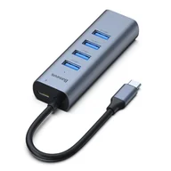 Switche - Baseus Baseus Enjoy adapter HUB 4xUSB USB-C PD CAHUB-Q0G F157-53321_20200922114734 - miniaturka - grafika 1