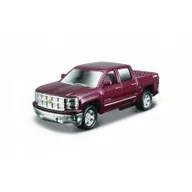 Kolekcjonerskie modele pojazdów - Maisto MI 21001-26 Auto Power Racer Chevrolet Silver1500 Z71 2014 bordo - miniaturka - grafika 1