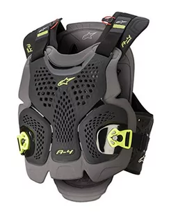 Alpinestars A-4 Max ochraniacz bagażnika czarny/żółty XS/S - Akcesoria motocyklowe - miniaturka - grafika 1