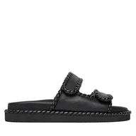 Klapki i japonki damskie - Klapki Badura BURDOCK-124AL0955 Czarny - miniaturka - grafika 1