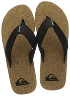 Klapki i japonki męskie - Quiksilver Molokai Abyss Natural japonki męskie, Black Brown Brown, 40 EU - miniaturka - grafika 1