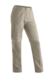 Odzież trekkingowa damska - Maier Sports Damskie spodnie trekkingowe z odpinanymi nogawkami Nicole, długie spodnie outdoorowe, spodnie trekkingowe ze zdejmowanymi nogawkami - grafika 1
