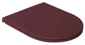 Deski sedesowe - ISVEA - Deska sedesowa wypinana wolnoopadająca INFINITY Slim Soft Close kolor MAROON RED MAT 40KF0543I-S - miniaturka - grafika 1