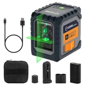 Multimetry - CIGMAN CM-G02A 2 Lines Laser Level Selectable Laser Lines Rechargeable Battery 100 Ft Visibility Rotatable 360° - miniaturka - grafika 1