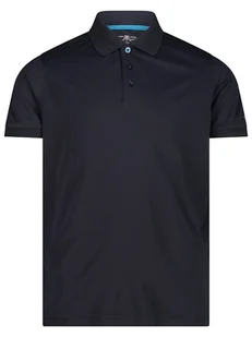 CMP Funkcyjna koszulka polo w kolorze czarnym - SPF 40 - Koszulki sportowe męskie - miniaturka - grafika 1