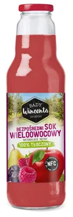 Sady Wincenta Sok wieloowocowy butelka 750 ml - Soki i napoje niegazowane - miniaturka - grafika 1