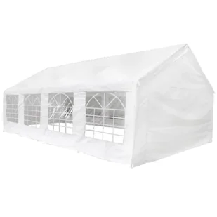 vidaXL vidaXL Namiot ogrodowy 8x4 m Biały - Pawilony ogrodowe - miniaturka - grafika 6
