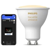 Systemy inteligentnych domów - Philips Hue Philips Hue White ambiance Inteligentna Żarówka GU10 - miniaturka - grafika 1