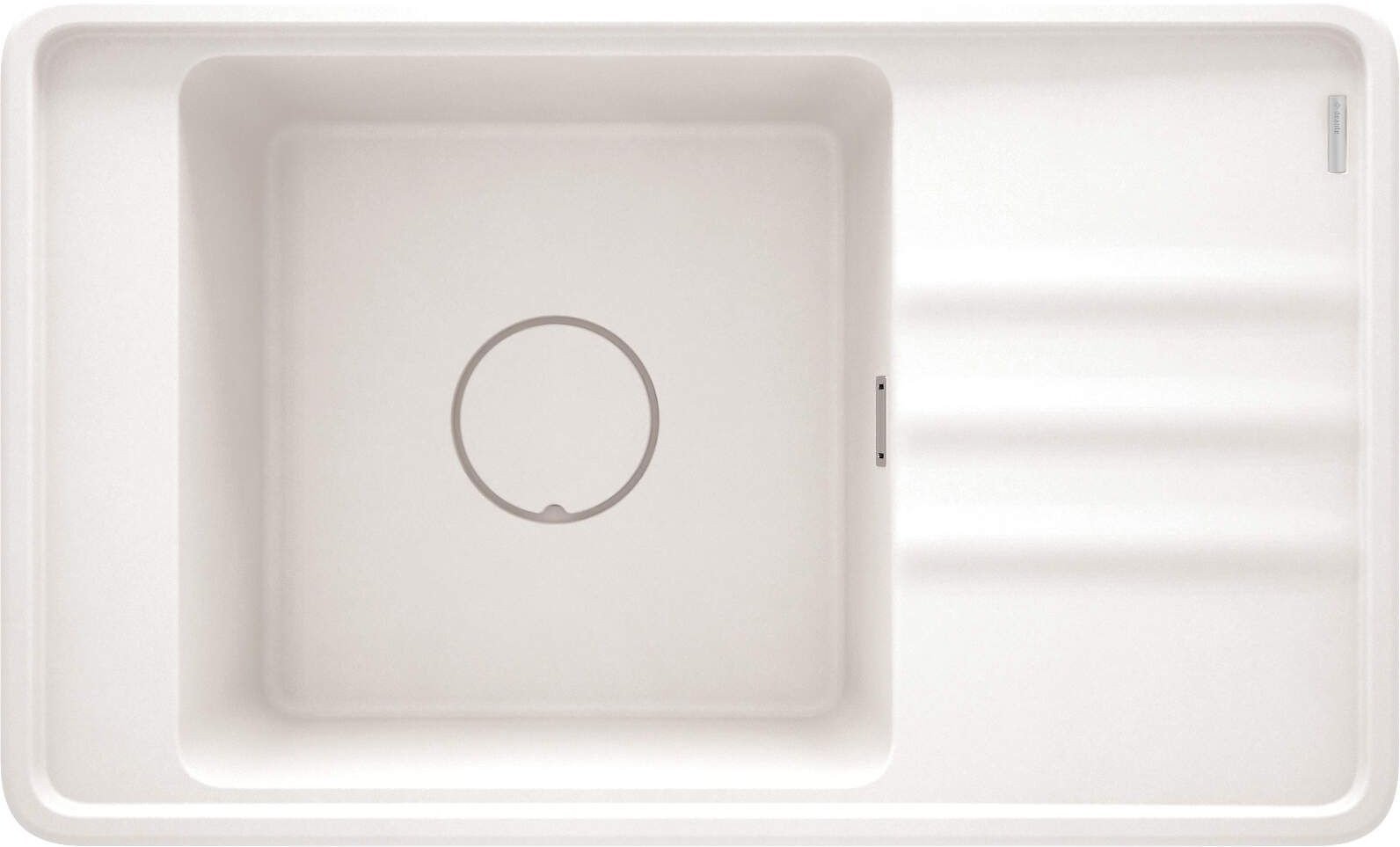 Deante Zlewozmywak granitowy 1-komorowy z ociekaczem