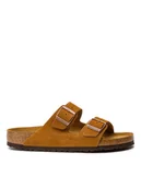 Klapki i japonki męskie - Birkenstock Klapki Arizona Bs 1009526 Brązowy - miniaturka - grafika 1