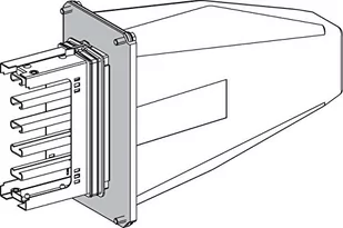 Schneider electric Kaseta zasilająca dla KSA 100A 3L+N+PE lewa lub prawa KSA100AB4 KSA100AB4 - Rozdzielnie elektryczne - miniaturka - grafika 1