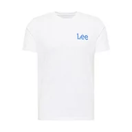 Koszulki męskie - Lee Męski t-shirt Wobbly, jasny biały, rozmiar S, Bright White, S - miniaturka - grafika 1