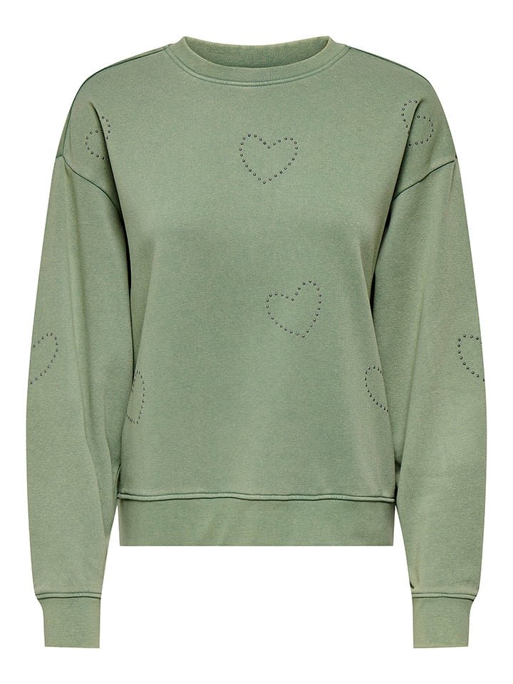 ONLY Bluza w kolorze zielonym