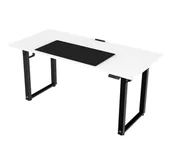 Biurka gamingowe - Ultradesk UPLIFT Białe elektryczna regulacja - miniaturka - grafika 1