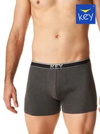 Majtki męskie - SZORTY KEY MXH-261 B24 (kolor szary, rozmiar L) - miniaturka - grafika 1