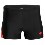 Kąpielówki męskie - 4F Kąpielówki Męskie Uswtm010 Czarne Szorty S - miniaturka - grafika 1