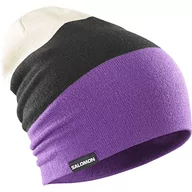 Czapki damskie - Salomon FLATSPIN REVERSIBLE BEANIE Dwustronna czapka unisex - miniaturka - grafika 1