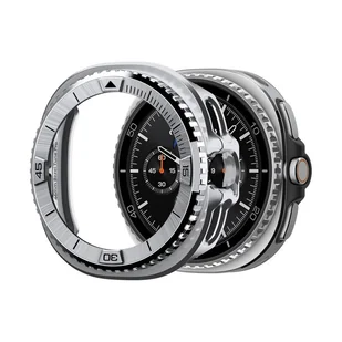 SPIGEN BEZEL TUNE PRO PILOT SAMSUNG GALAXY WATCH 8 CLASSIC (46 MM) SILVER - Akcesoria do smartwatchy - miniaturka - grafika 1