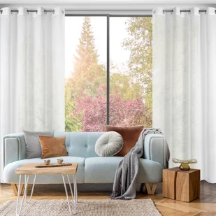 Firana Dekoracyjna Margo 140 x 250 Przelotki Biały - Firany - miniaturka - grafika 11