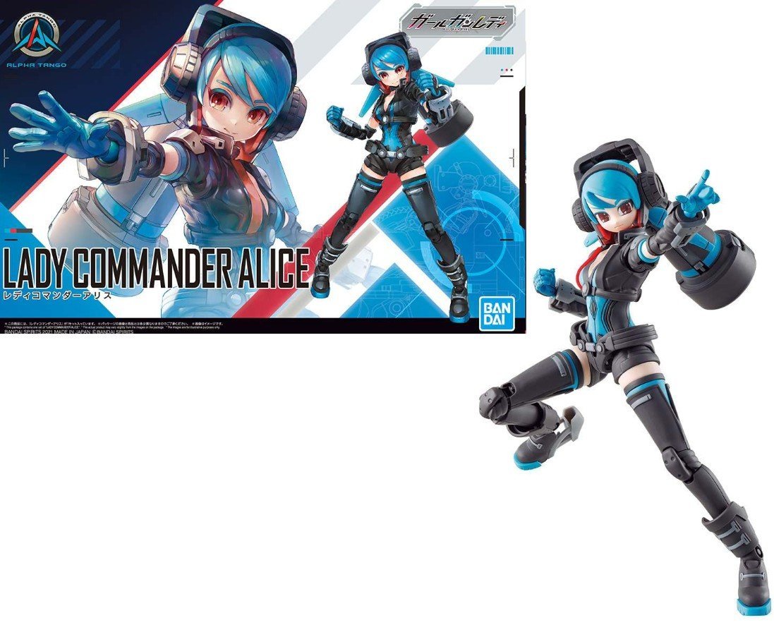 girl gun lady lady commander alice model kit