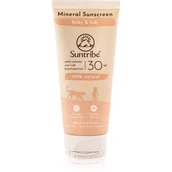 Kremy dla dzieci - Suntribe Kids Mineral Sunscreen mineralny krem ochronny do twarzy i ciała dla dzieci 100 ml - miniaturka - grafika 1