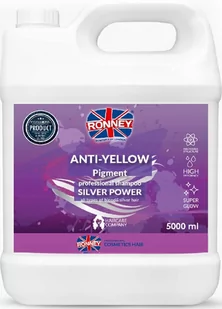 Ronney Anti-Yellow Silver Power Szampon neutralizujący żółte tony 5000 ml - Szampony do włosów - miniaturka - grafika 1