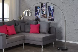 Kinghome Lampa stojąca SLACK Chrom SL286CH-GB/BLT3-1 - Lampy stojące - miniaturka - grafika 1