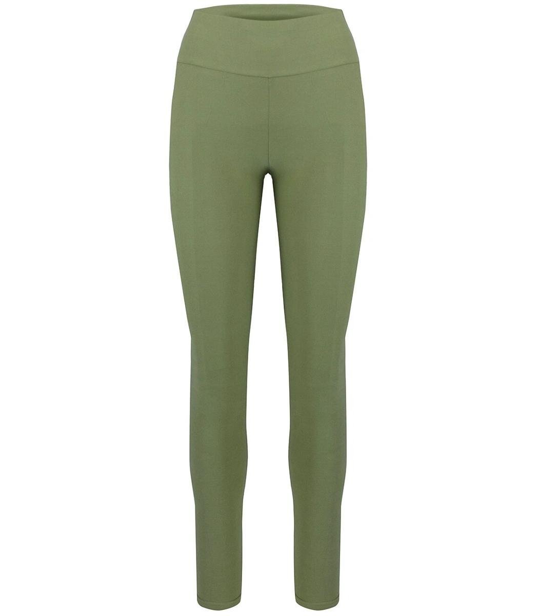 Gładkie długie legginsy damskie bezszwowe LIZA-L/XL