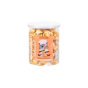 Popcorn karmelowy w rurie słony "Boomza" 90g - Popcorn - miniaturka - grafika 1