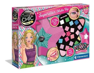 Crazy Chic Zestaw Do Makijażu Super Star Kosmetyki - Prace ręczne dla dzieci - miniaturka - grafika 2