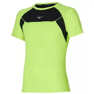 Koszulki sportowe damskie - Koszulka do biegania męska Mizuno DryAeroFlowTee oddcyhająca - grafika 1