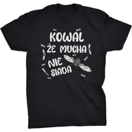 Koszulki męskie - Koszulka Kowal Że Mucha Nie Siada Prezent - miniaturka - grafika 1