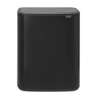 Kosze na śmieci - Brabantia Kosz na śmieci Bo Touch Bin 60 l czarny matowy 223020 - miniaturka - grafika 1