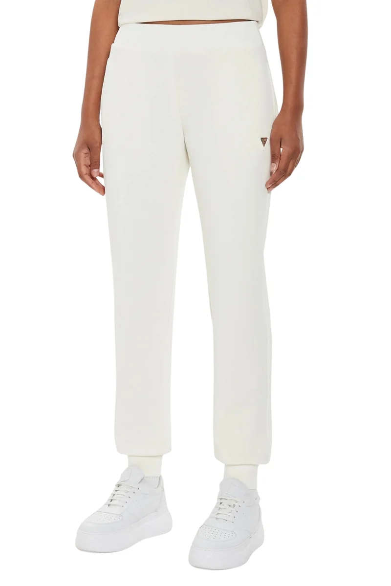 GUESS Beżowe damskie spodnie dresowe Olympe XS